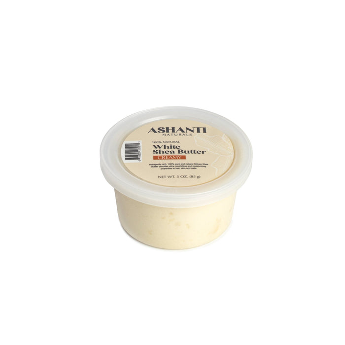 ASHANTI - 100% CREAMY WHITE AFRICAN SHEA BUTTER 3 oz - Back2Africa