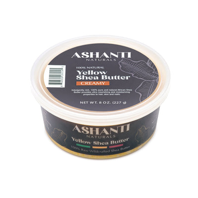 ASHANTI - 100% CREAMY YELLOW AFRICAN SHEA BUTTER 8 oz - Back2Africa