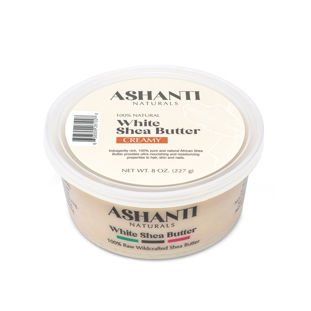 ASHANTI - 100% CREAMY WHITE AFRICAN SHEA BUTTER 8 oz - Back2Africa