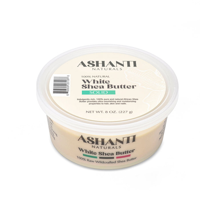 ASHANTI - 100% SOLID WHITE AFRICAN SHEA BUTTER 8 oz - Back2Africa