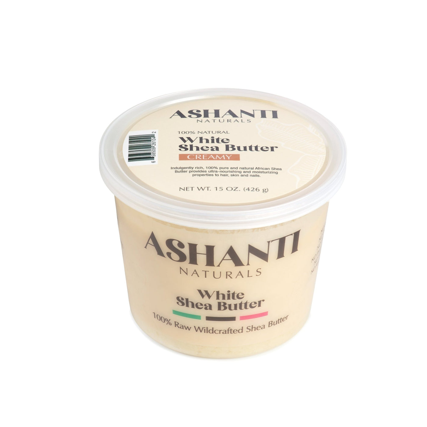 ASHANTI - 100% CREAMY WHITE AFRICAN SHEA BUTTER 15 oz - Back2Africa
