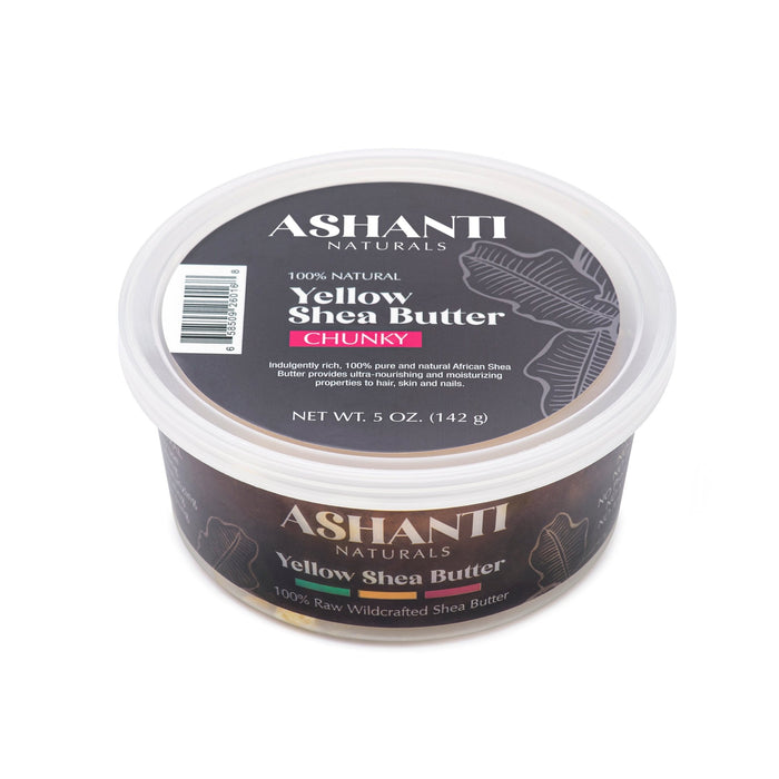 ASHANTI - 100% CHUNKY YELLOW AFRICAN SHEA BUTTER 5 oz - Back2Africa