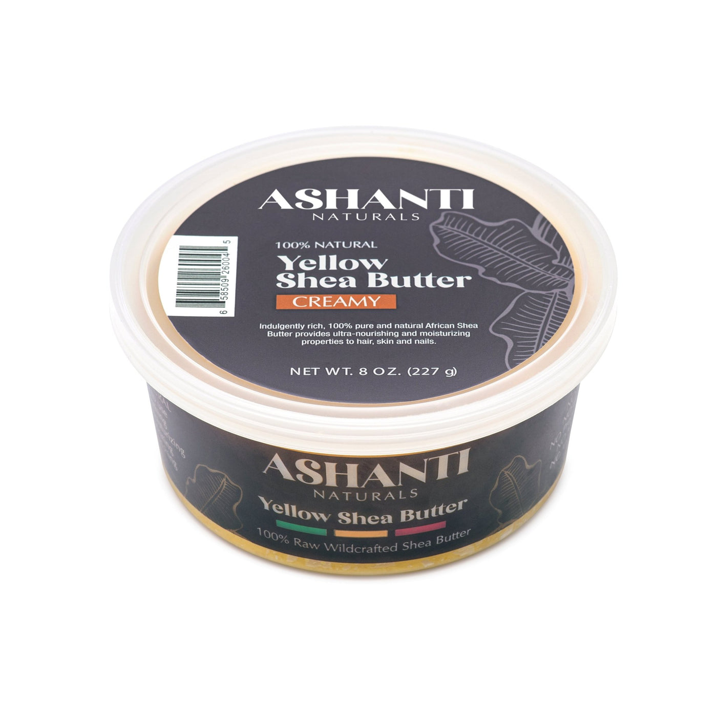 ASHANTI - 100% CREAMY YELLOW AFRICAN SHEA BUTTER 8 oz - Back2Africa