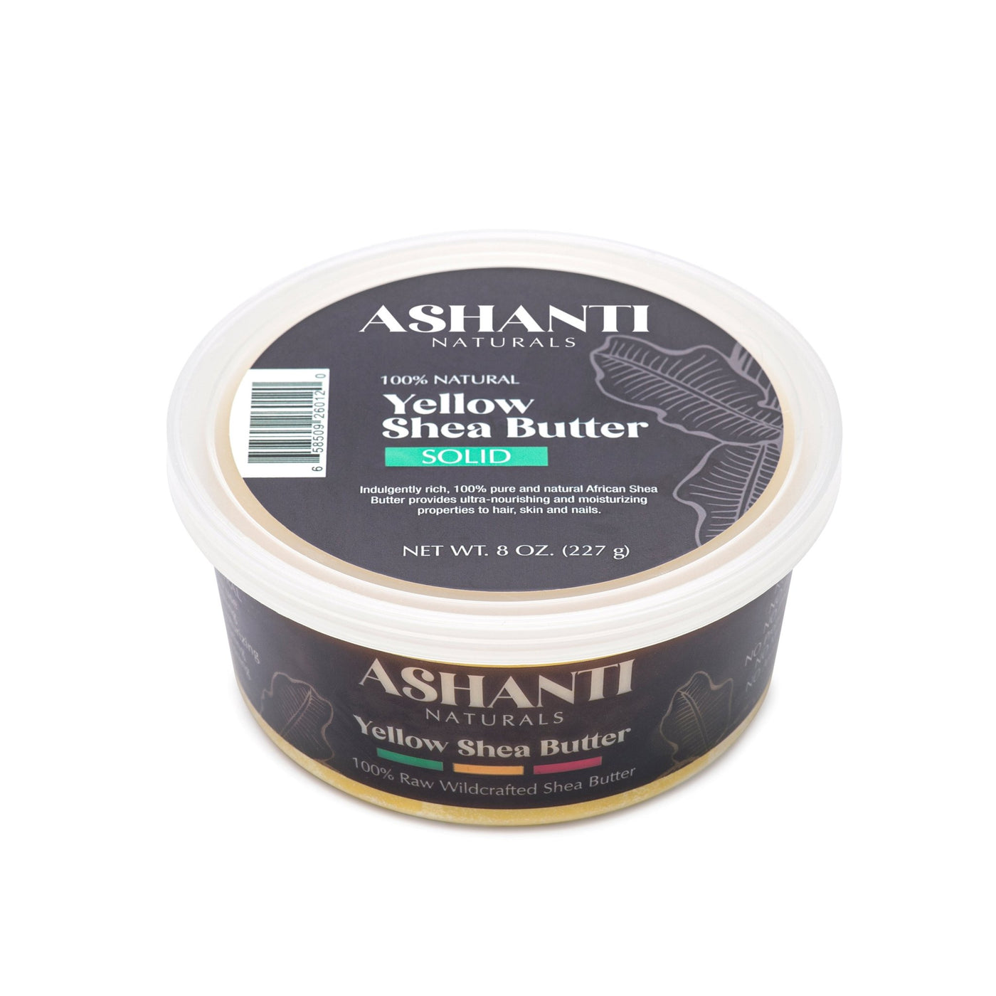 ASHANTI - 100% SOLID YELLOW AFRICAN SHEA BUTTER 8 oz - Back2Africa