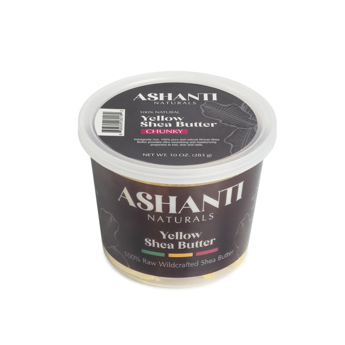 ASHANTI - 100% CHUNKY YELLOW AFRICAN SHEA BUTTER 10 oz - Back2Africa