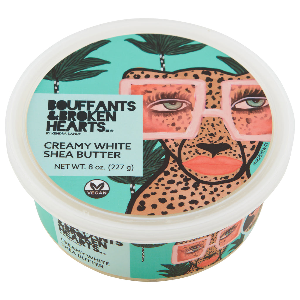 Bouffants & Broken Hearts Creamy White Shea Butter 8oz wholesale |  Back2Africa.com