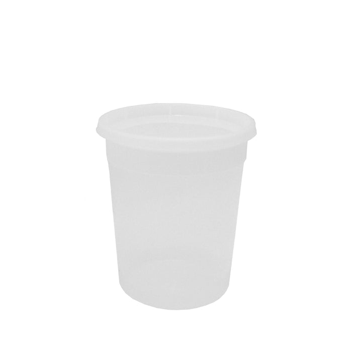 28oz CLEAR CONTAINER WITH TOP: WHOLESALE - Back2Africa