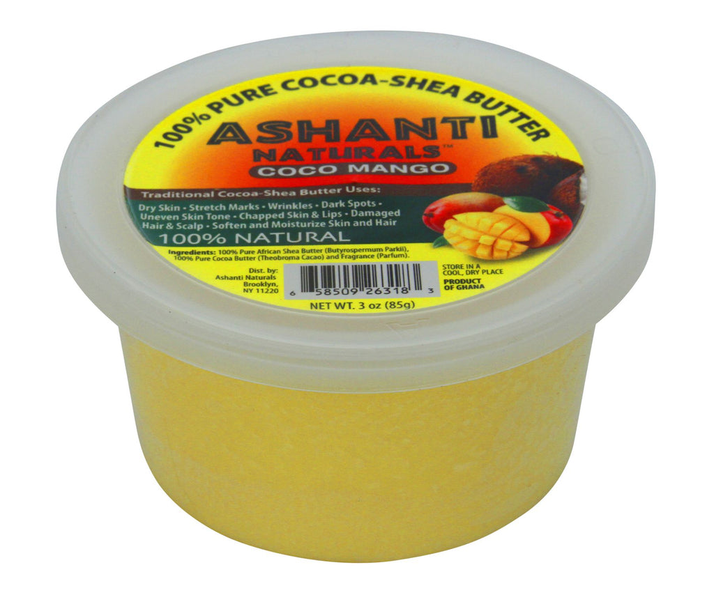 ASHANTI - 100% PURE COCOA-SHEA BUTTER - COCO MANGO - 3 oz. – Back2Africa