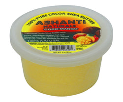 ASHANTI - 100% PURE COCOA-SHEA BUTTER - COCO MANGO - 3 oz.