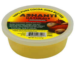 ASHANTI - 100% PURE COCOA-SHEA BUTTER 8 oz.